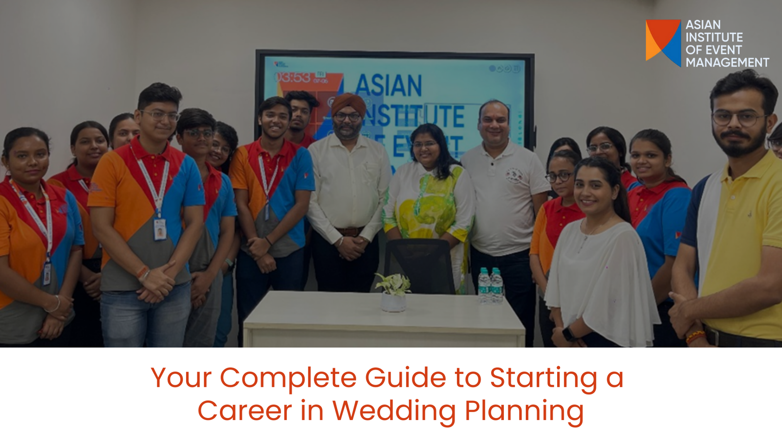 Students at AIEM Kolkata learning wedding planning skills for a successful career in event management.