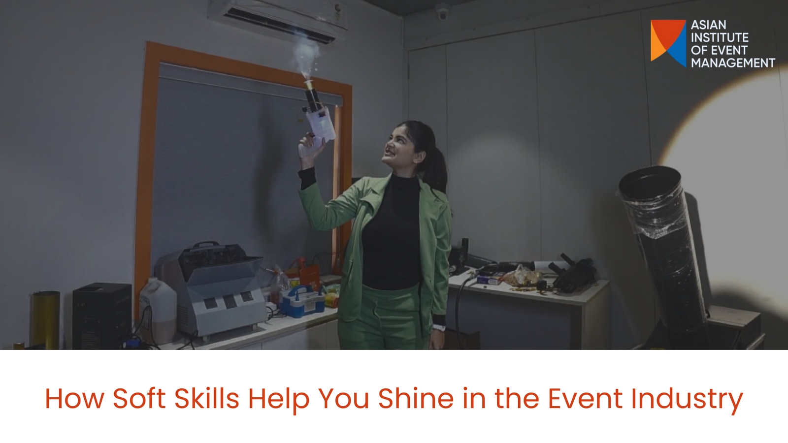 Event management students at AIEM Kolkata developing soft skills like communication and teamwork through live training.