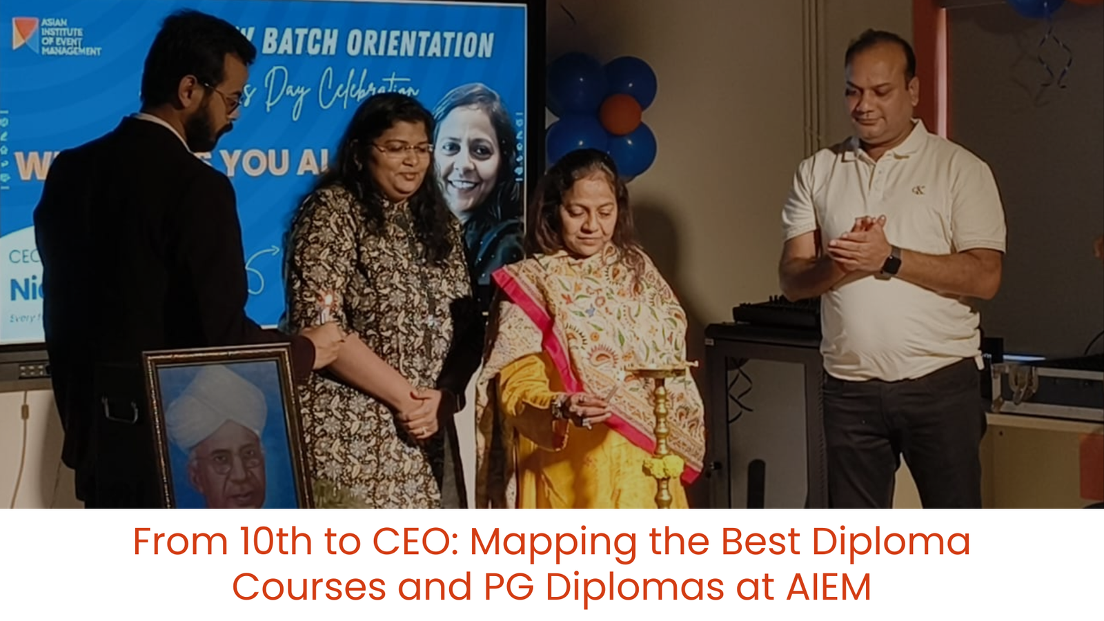 AIEM Kolkata students learning event management through live practical training