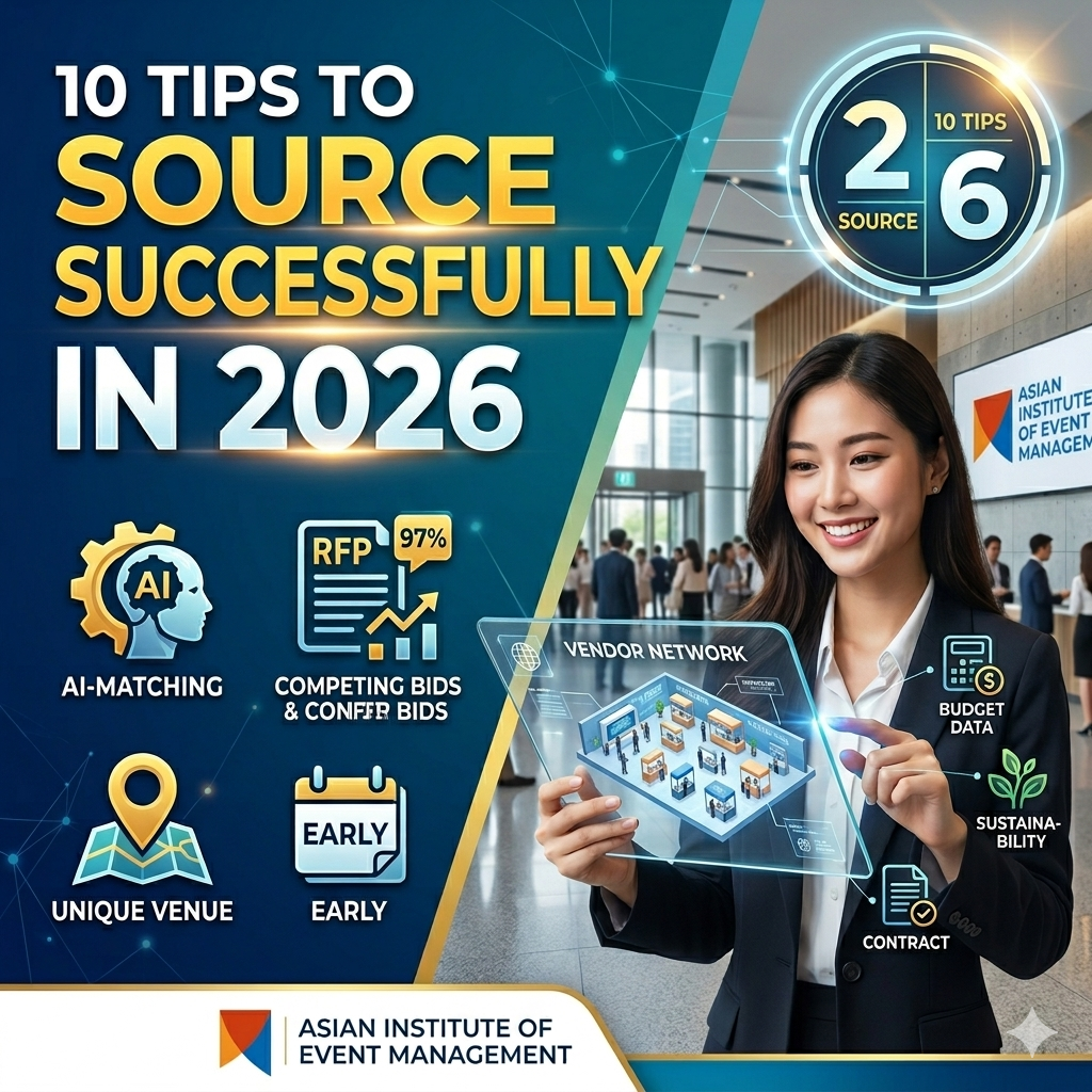 Professional event planner negotiating with vendors for successful event sourcing in 2026